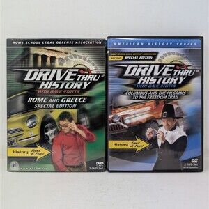 Drive Thru History with Dave Stotts Rome And Greece (2 DVD Set, 2008) NEW SEALED